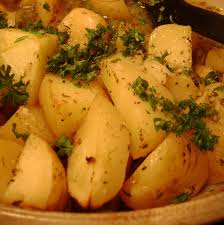 lemon and garlic potato salad